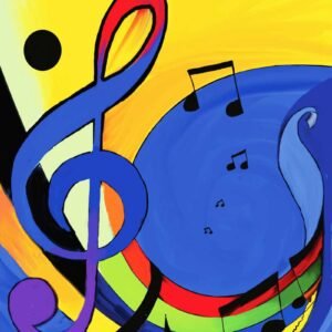 color of music by cheryl vargas - afternoon painting