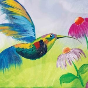 hummingbird acrylic paint kit