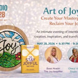 Creative workshop in Oak Park IL – Art of Joy experience at Studio 928