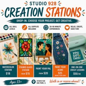 drop in creative stations oak park
