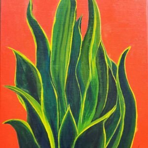 Royal Snake Plant — Original Art by Cheryl Vargas