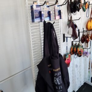 Three-Sided Display Rack with Hooks — 4 ft
