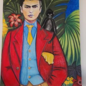 Frida Kahlo in Drag — Original Art by Cheryl Vargas