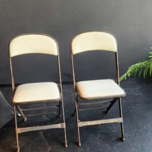 White Antique-Style Event Chair As-is