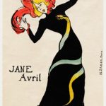 Jane Avril (1899) print in high resolution by Henri de Toulouse–Lautrec. Original from The Sterling and Francine Clark Art Institute. Digitally enhanced by rawpixel.